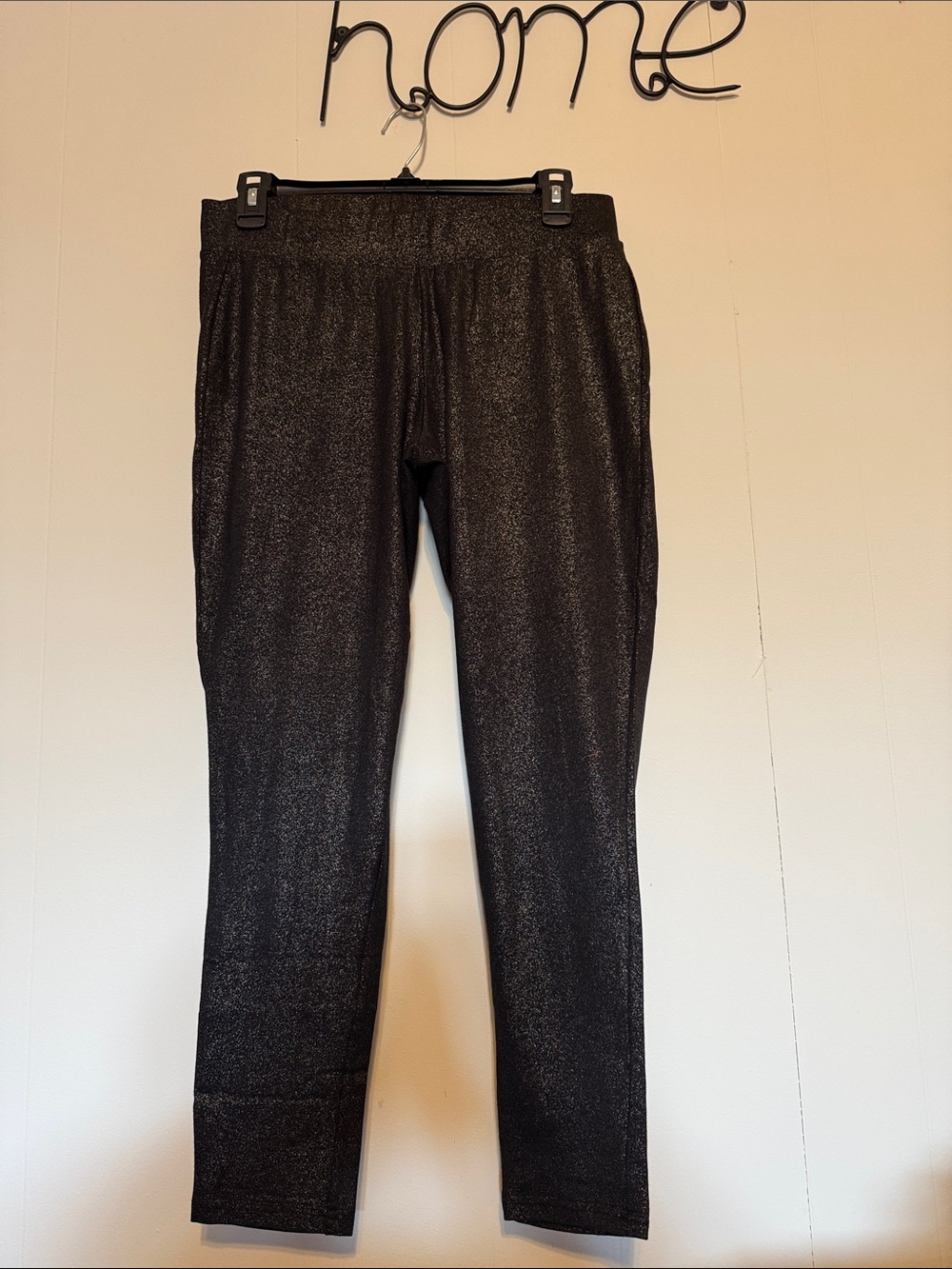 torrid Black Shimmery Leggings Size 0